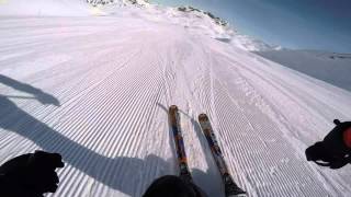 Skiing in Risoul, March 2015