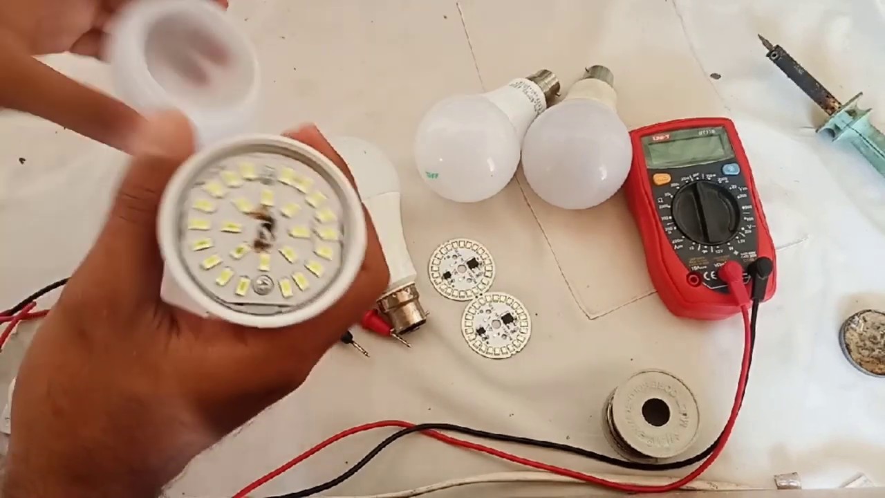 How to repair the LED Bulb. YouTube