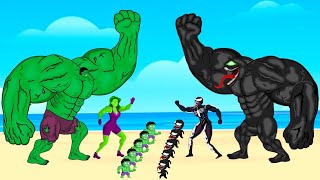 Evolution Of HULK Family Vs Evolution Of VENOM Family : Who Is The King Of Super Heroes ?