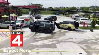 Driver of stolen U-Haul shot by Taylor police outside of Sheetz gas station