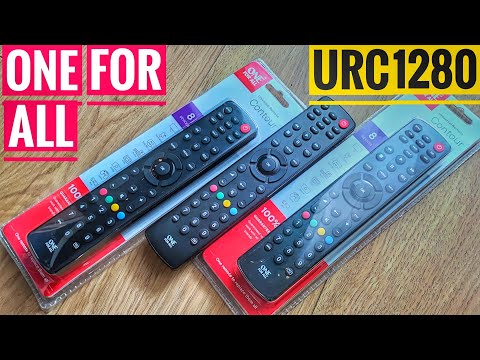 One for All URC1280 Universal Remote Control TV 🔥 How to Setup 👍programming learning