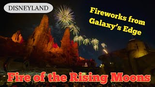 Disneyland's Fireworks over Galaxy's Edge: Fire of the Rising Moons