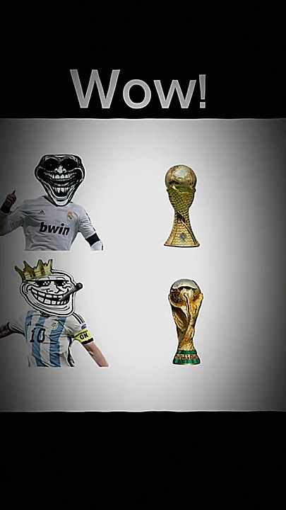Ronaldo 🇵🇹 vs Messi 🇦🇷 in the trophies 🏆🌎🔥 #shorts #messi #ronaldo