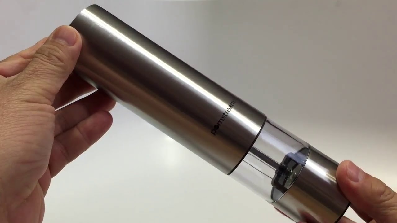 How to Install Batteries to Electric Salt & Pepper Grinder UN8 