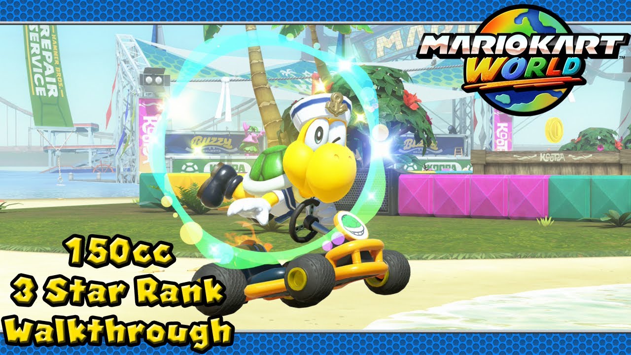 Mario Kart World Walkthrough (Shell Cup 150cc | 3 Star Rank)