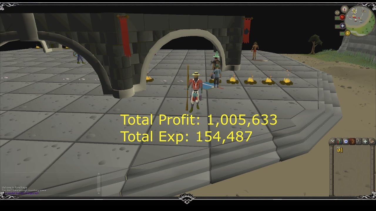 Low level smithing makes 1 mill huge profits