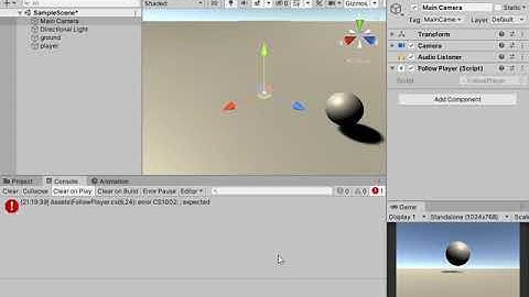 How to make Camera follow the player in Unity 3D