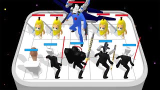 MERGE BANANA CAT vs SKIBIDI TOILET - Merge Battle Simulator ★★★ screenshot 5