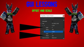 Roblox studio: GUI Lessons (Part1) Scale and Offset