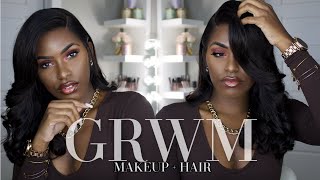 QUICK GRWM FT. BEAUTYFOREVERHAIR | HAIR + MAKEUP | Black Friday Sale | iDESIGN8