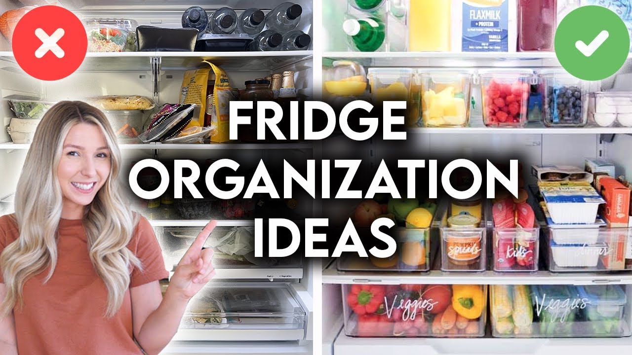 Real Life Fridge Organization Ideas