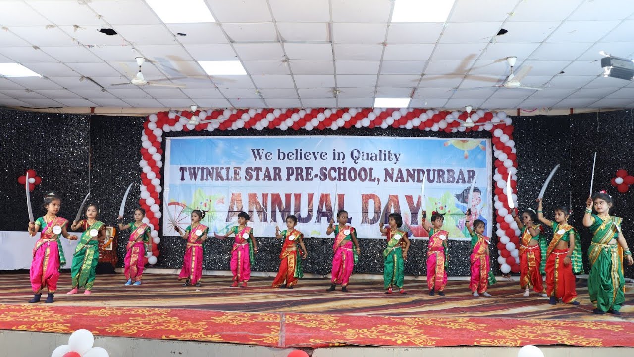 STREE PRAVRTAK।। SR KG KIDS OF TWINKLE STAR PRESCHOOL NANDURBAR ANNUAL PROGRAMME 22.12.2026