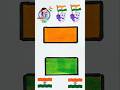 India 🔥 flag 🇮🇳❤️ colour video #nationalflag #independenceday #flagdrawing #indianflag #viralvideo