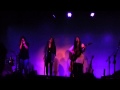 The Staves - Winter Trees ~Wisely&amp;Slow (as outro) Live Blue Frog Delhi