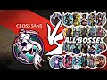 Shadow Fight 2 Cross Sans Vs All Bosses