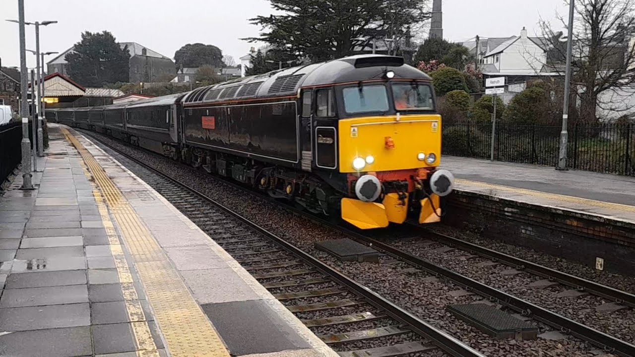 **Rare** 57311 LSL & GWR 57603 Night Riviera Sleeper - YouTube