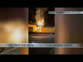 Palm trees catch fire outside Tucson Botanical Gardens