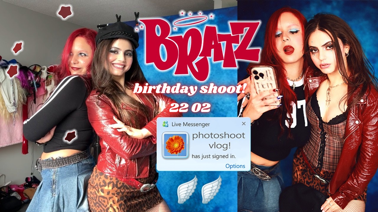 📷 photography vlog ep.51 :🎂✨birthday photoshoot 2026 🎸bratz rock angelz themed👯‍♀️ | y2k aesthetic 💻