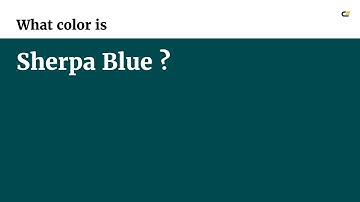 Sherpa Blue #00494e hex color - Green color - Warm color 00494e