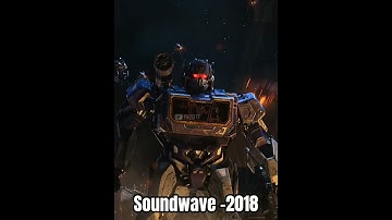 Soundwave Evolution (1984-2018) #Shorts #Transformers #Soundwave