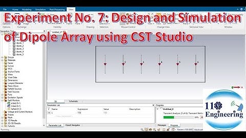 Design and Simulation of Dipole Array Antenna using CST Studio | Antenna and Wave Propagation Lab 07