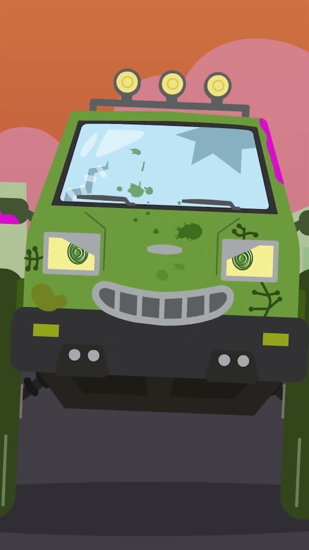 Stop the Zombie Supercar! #TayotheLittleBus #Shorts