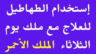 إستخدام الطهاطيل للعلاج مع ملك يوم الثلاثاء I الملك الأحمر