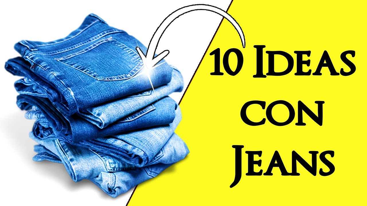 Productos lácteos hilo Susteen 10 Ideas con Jeans o Vaqueros || Manualidades Recicladas || Ecobrisa -  YouTube