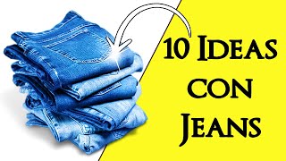 10 Ideas con Jeans o Vaqueros || Manualidades Recicladas || Ecobrisa