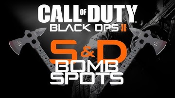 BO2 "Combat Axe" "Bomb Spots" Tutorial w/ Bullseye blade