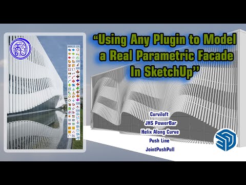 Step-by-Step with Plugin to Model a Real Parametric Façade in SketchUp | Tips and Tricks