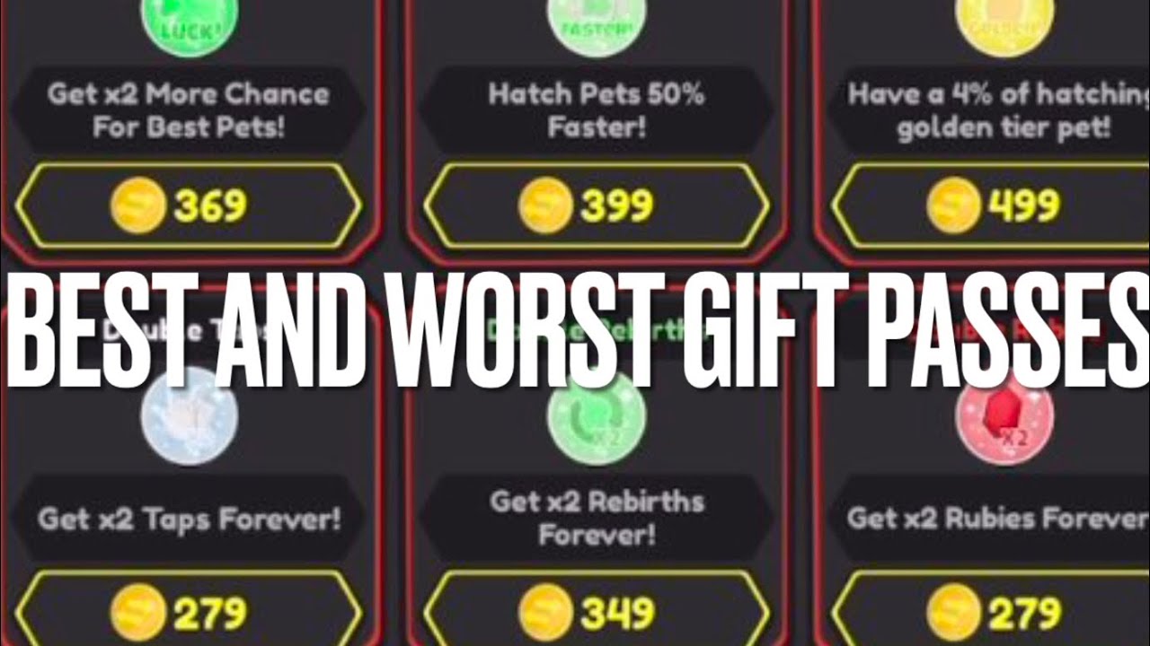 The Best and Worst Gamepass in Tapping Legends X!