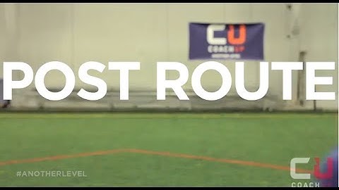 Football Tips: How To Run The Post Route