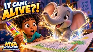 Anything I Draw Comes ALIVE! 🖍️✨ | The Magic Crayon Ep. 1 Update