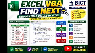 Excel VBA Find Next  Find Multiple Values Using FindNext Method  Practical VBA
