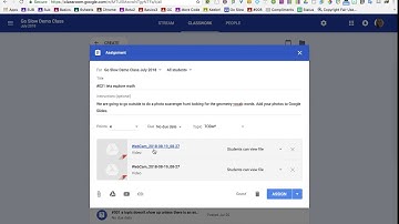 Adding webcam video to Google Classroom