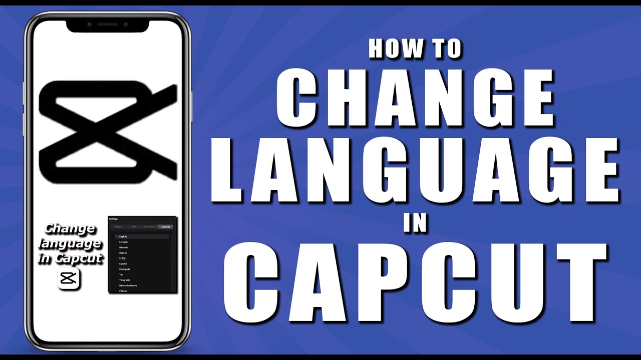 How to change language in capcut (2024) - YouTube