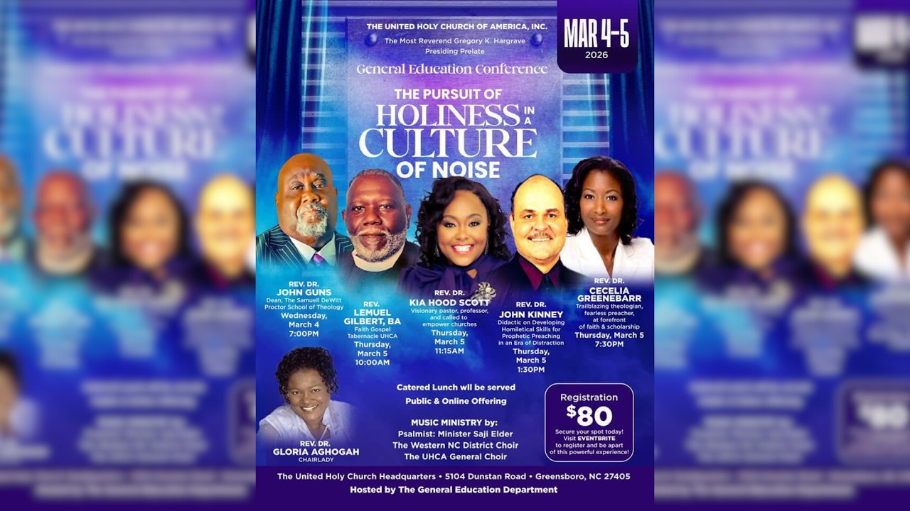 UHCA General Education Conference - Thursday 7pm w/Rev Dr Cecelia Greenebarr