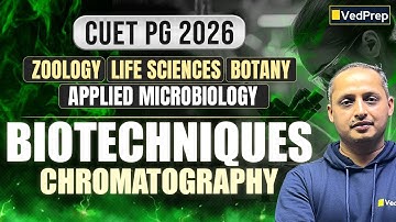 Chromatography Explained | Biotechniques for CUET PG | Zoology, Botany, Life Sciences Microbiology