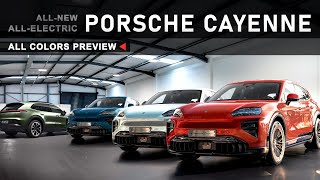 2026 Porsche Cayenne Ev - All Colors Preview For The New All-Electric Cayenne & Cayenne Turbo