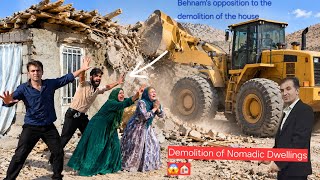🚜Ms. Sepideh on the verge of losing her home; will a tragedy unfold tomorrow?🏚️😱👮‍♂️