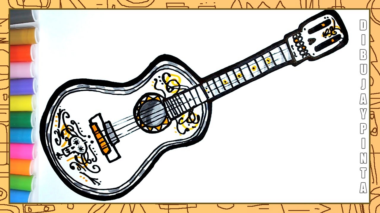 Cómo Dibujar la GUITARRA DE COCO Paso a Paso 🎸💀🎸 🌈 Dibujos para Niños 🌈 - YouTube c-mo-dibujar-la-guitarra-de-coco-paso-a-paso-dibujos-para-ni-os-youtube