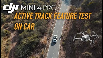 Active Track Feature Test on Car - DJI Mini 4 Pro Drone | Porsche Macan