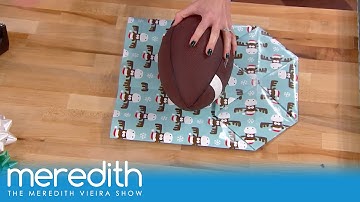 How To Wrap Oddly Shaped Gifts! | The Meredith Vieira Show