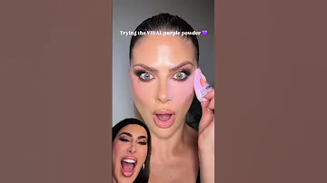 Gorgeous Monikamuaaa Hudabeauty Purple Easybake Howto 