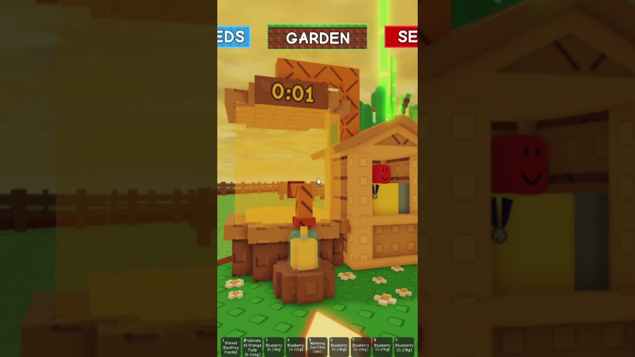 Detta fick jag i BEE SWARM EVENTET i Roblox Grow A Garden #shorts