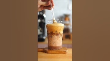 Milo Dalgona Latte #drink #milo #dalgona #asmr #asmrdrink #coffee