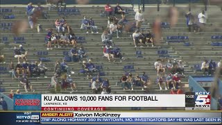 KU allows 10,000 fans into stadium