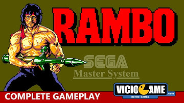 🎮 Rambo (Master System) Complete Gameplay
