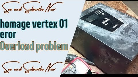 homage vertex 01 eror repairing in urdu and hindi #electronicsrepair #inverter